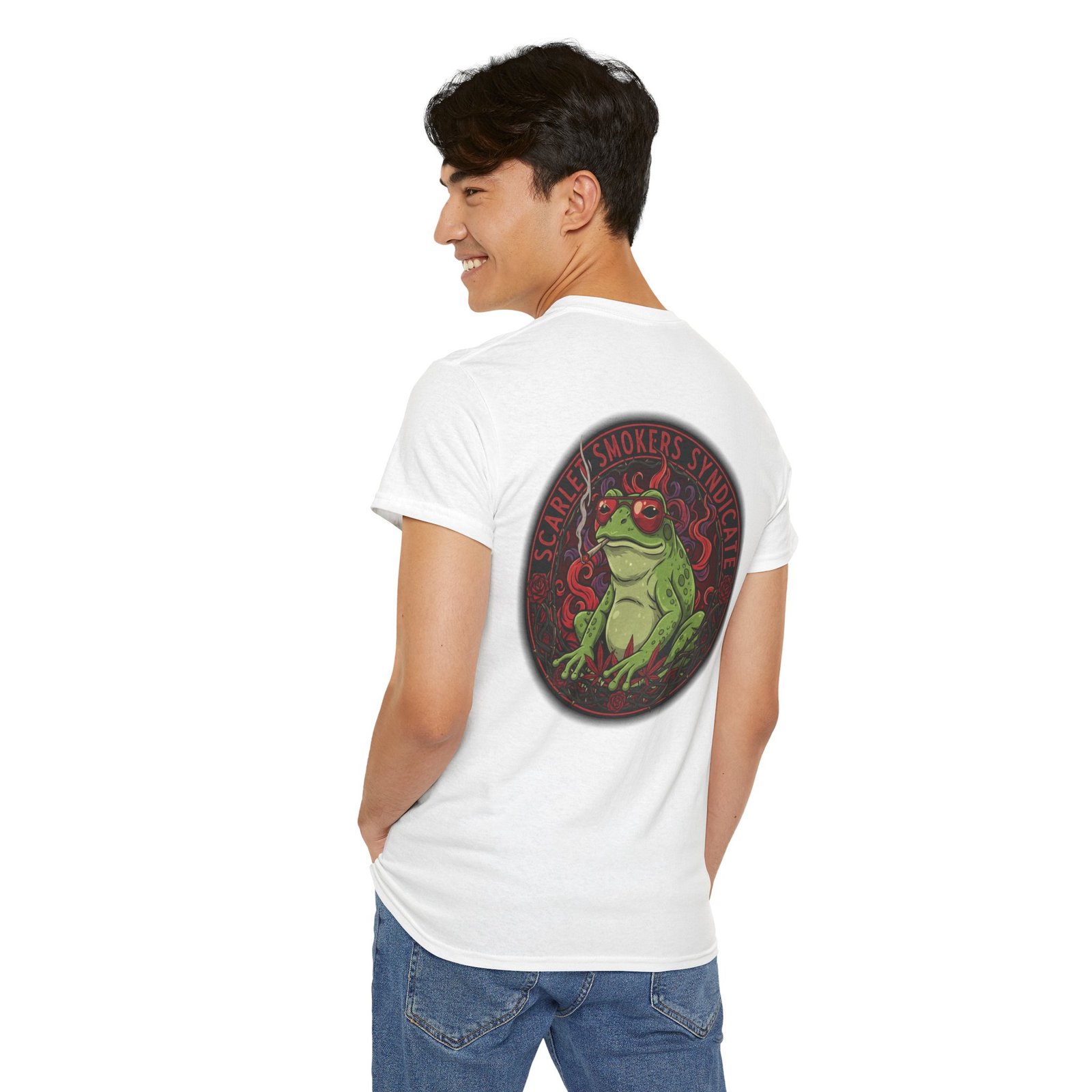 Scarlet Smoker Syndicate Tee - Frog - Image 2
