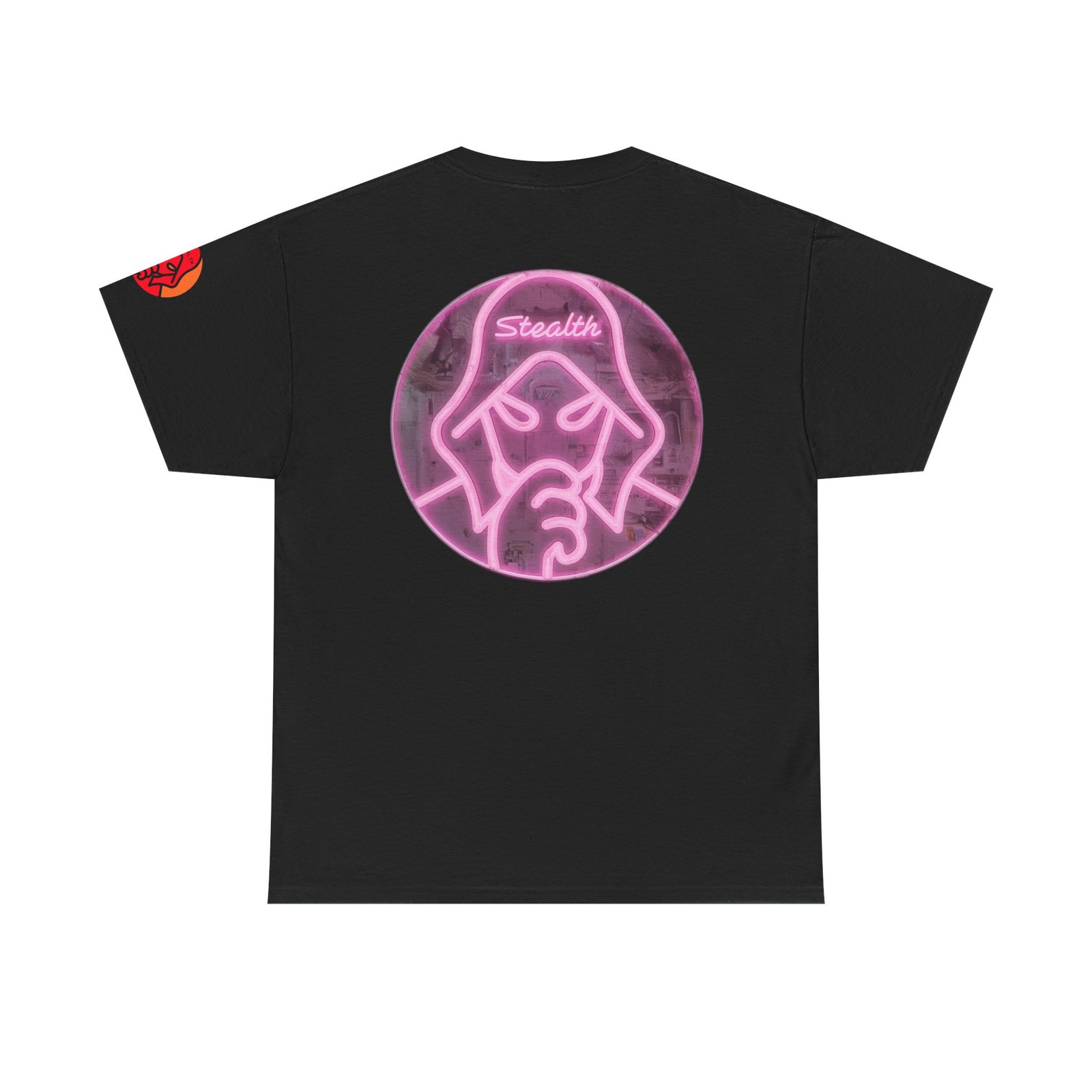 Stealth Logo Graphic Tee - Pink Neon - Image 7