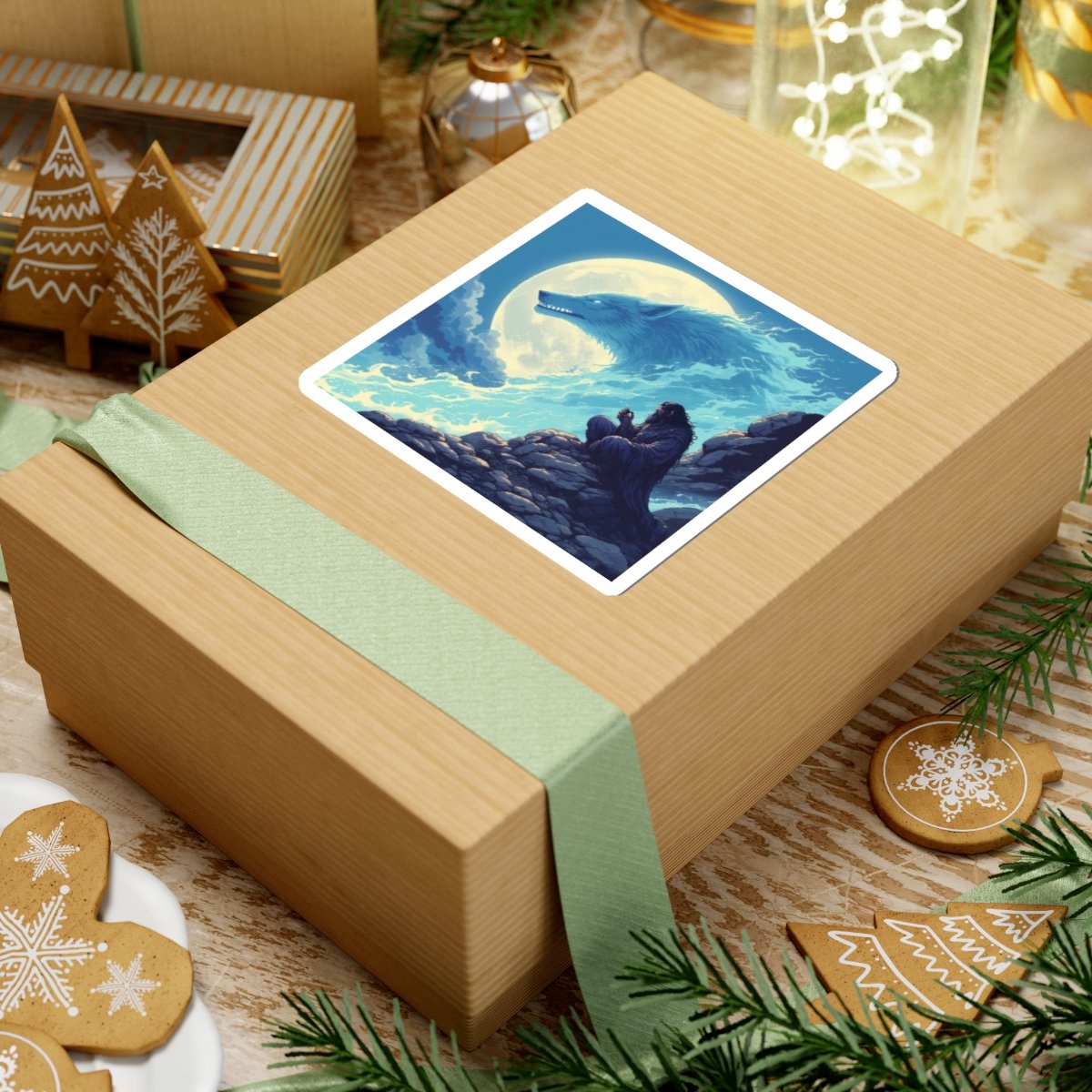 Summoning Ghost Wolf Sticker - Image 6