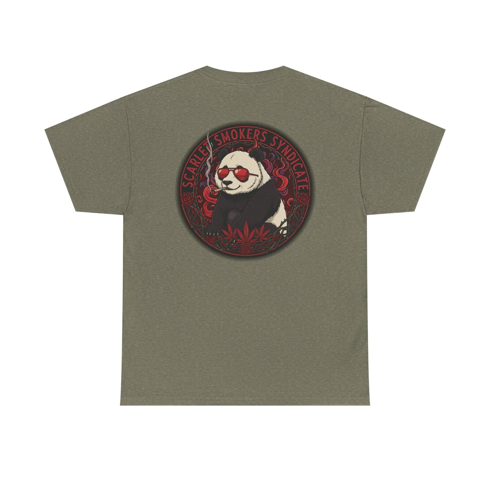 Scarlet Smoker Syndicate Tee - Panda - Image 10