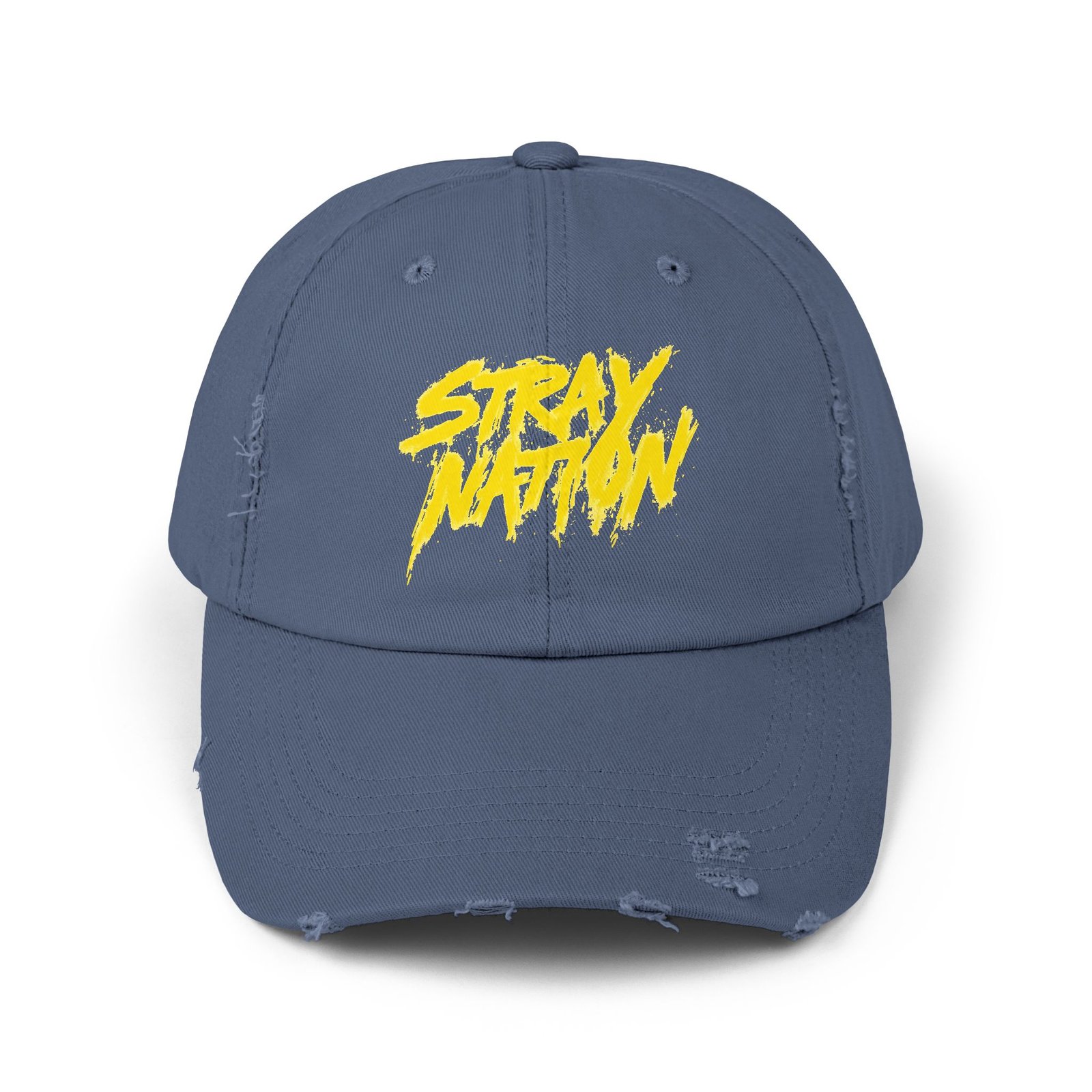 Stay Nation Unisex Distressed Cap - Image 8