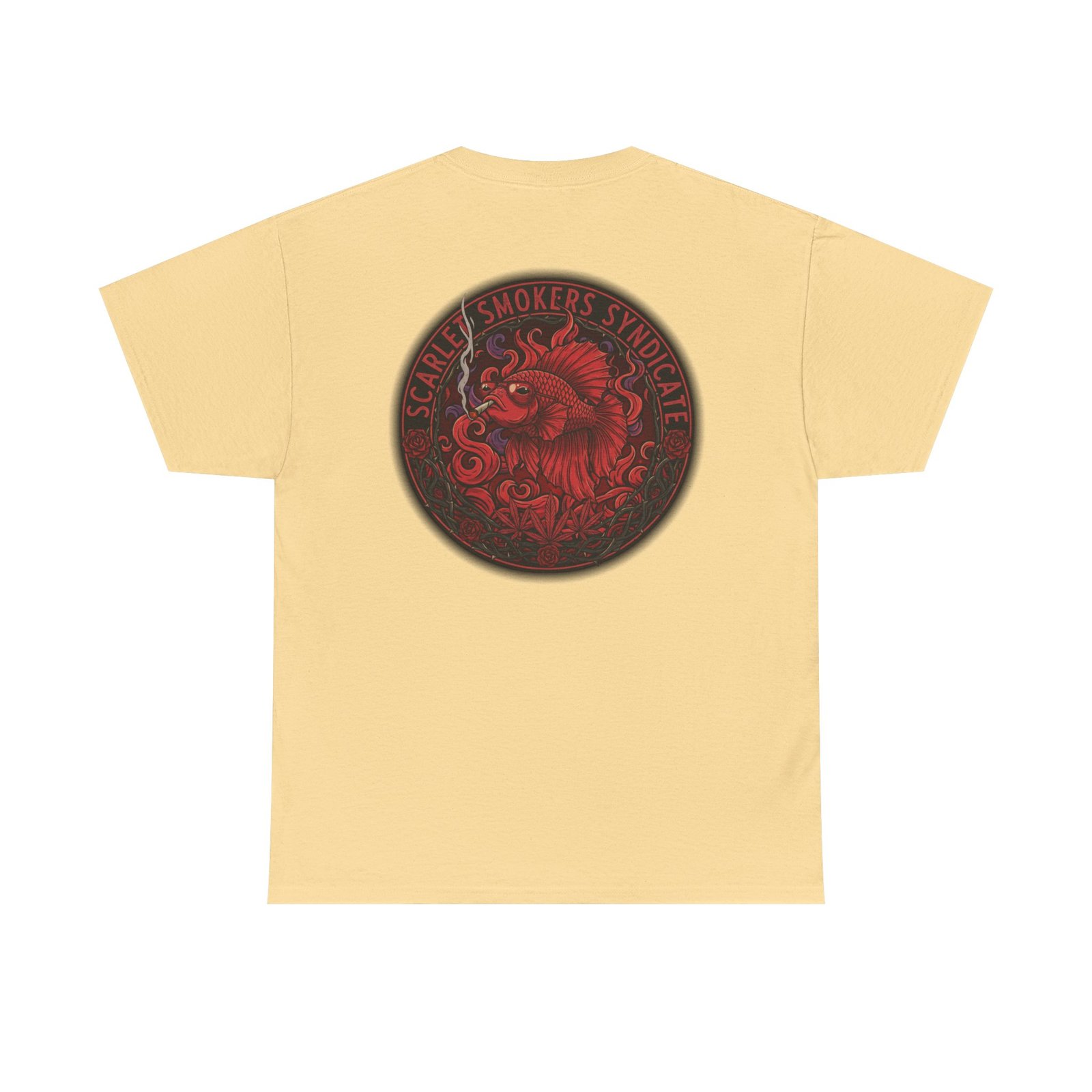Scarlet Smoker Syndicate Tee - Fish - Image 7