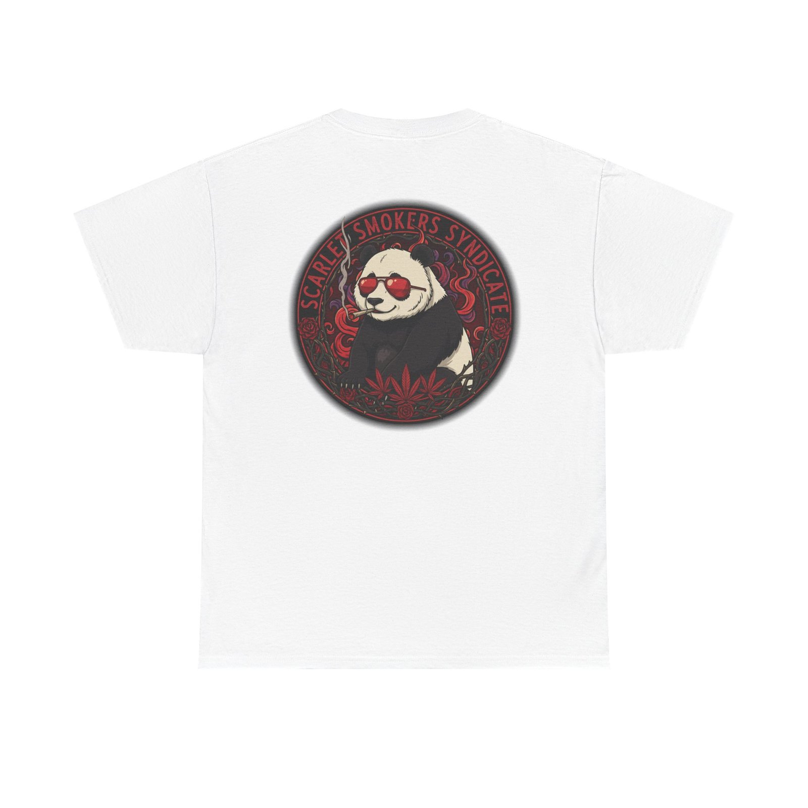 Scarlet Smoker Syndicate Tee - Panda