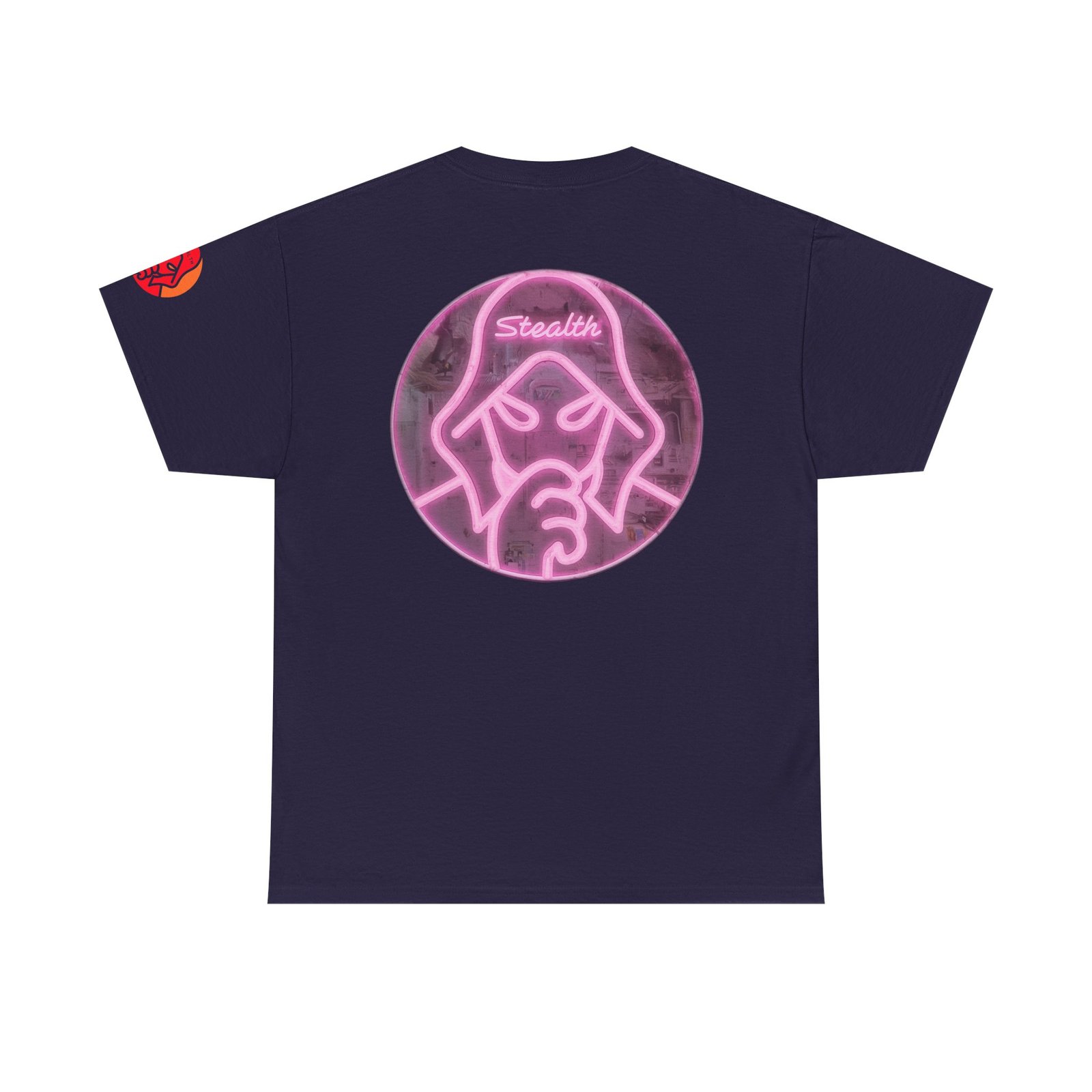 Stealth Logo Graphic Tee - Pink Neon - Image 8