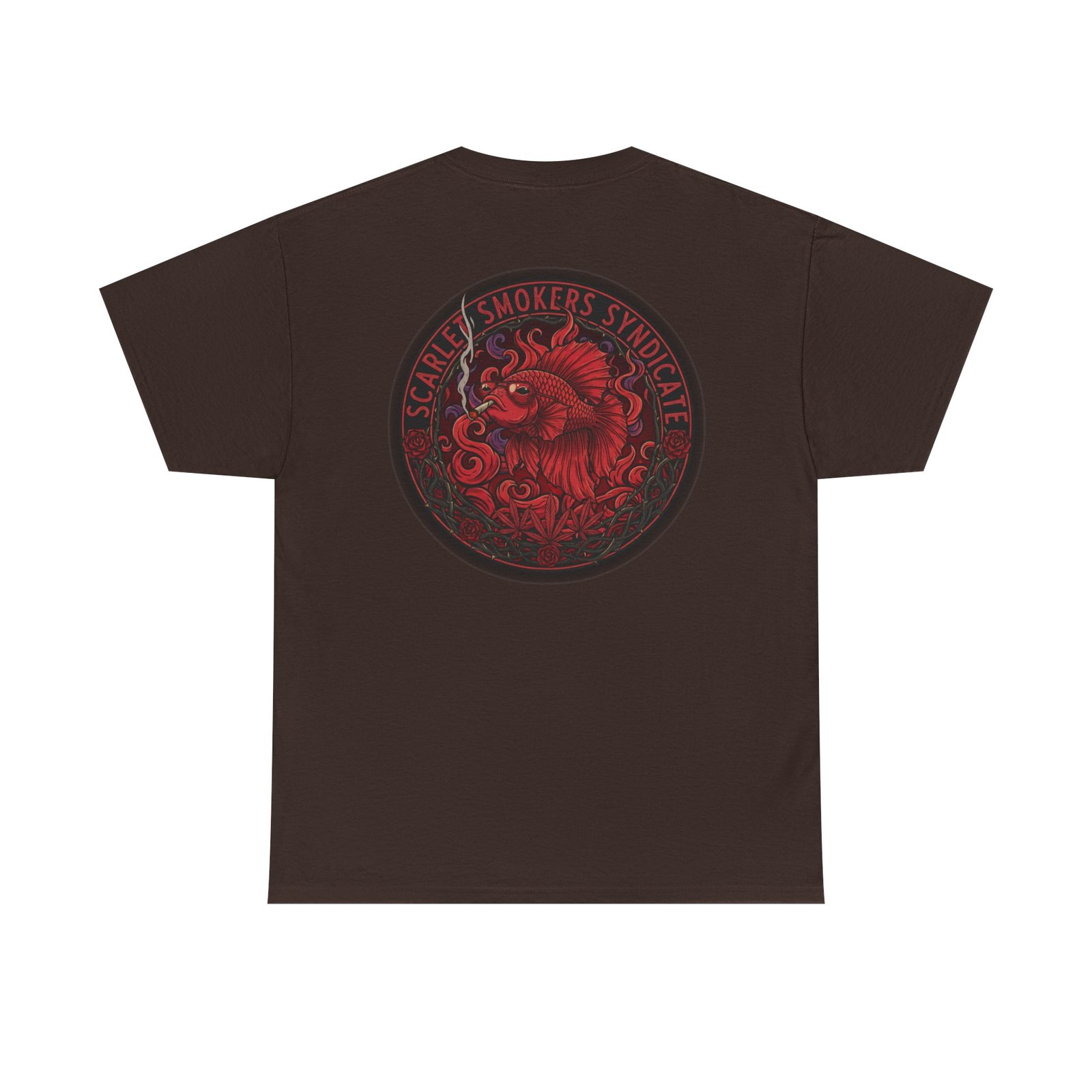 Scarlet Smoker Syndicate Tee - Fish - Image 9