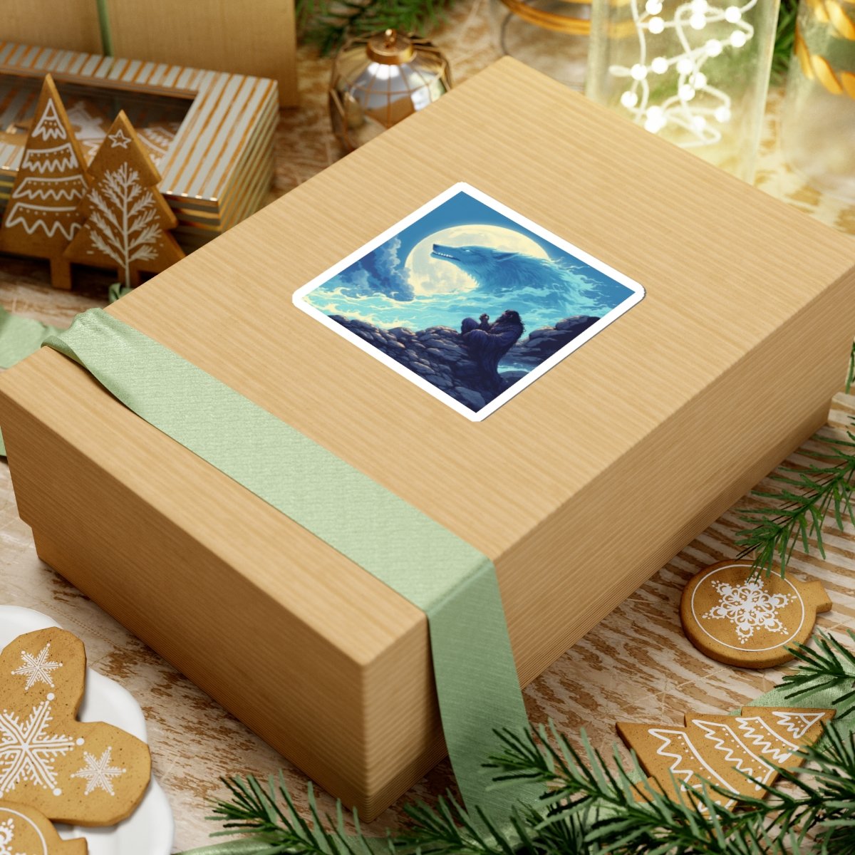 Summoning Ghost Wolf Sticker - Image 3