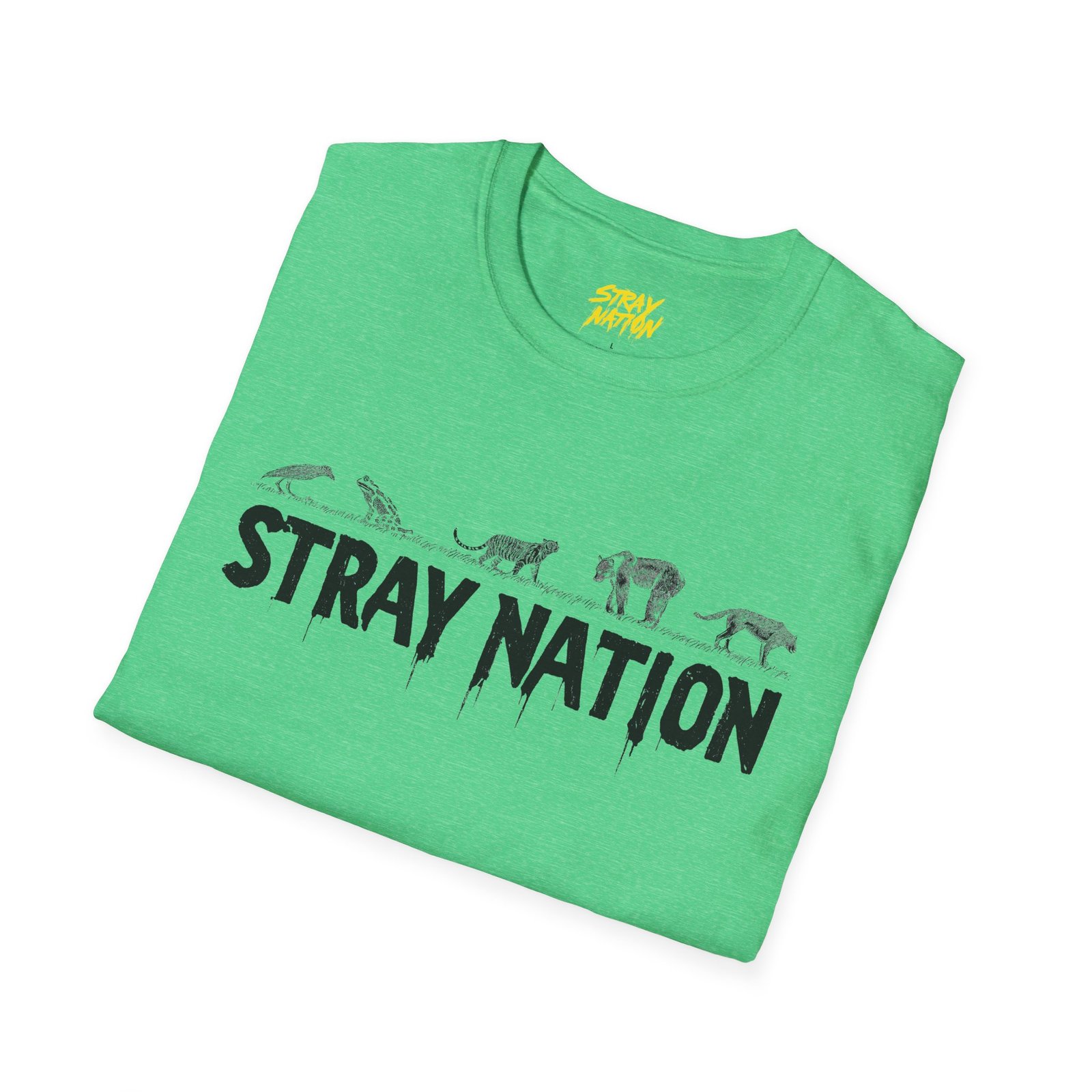 Stray Nation Graphic T-Shirt - Unisex Softstyle - Image 24