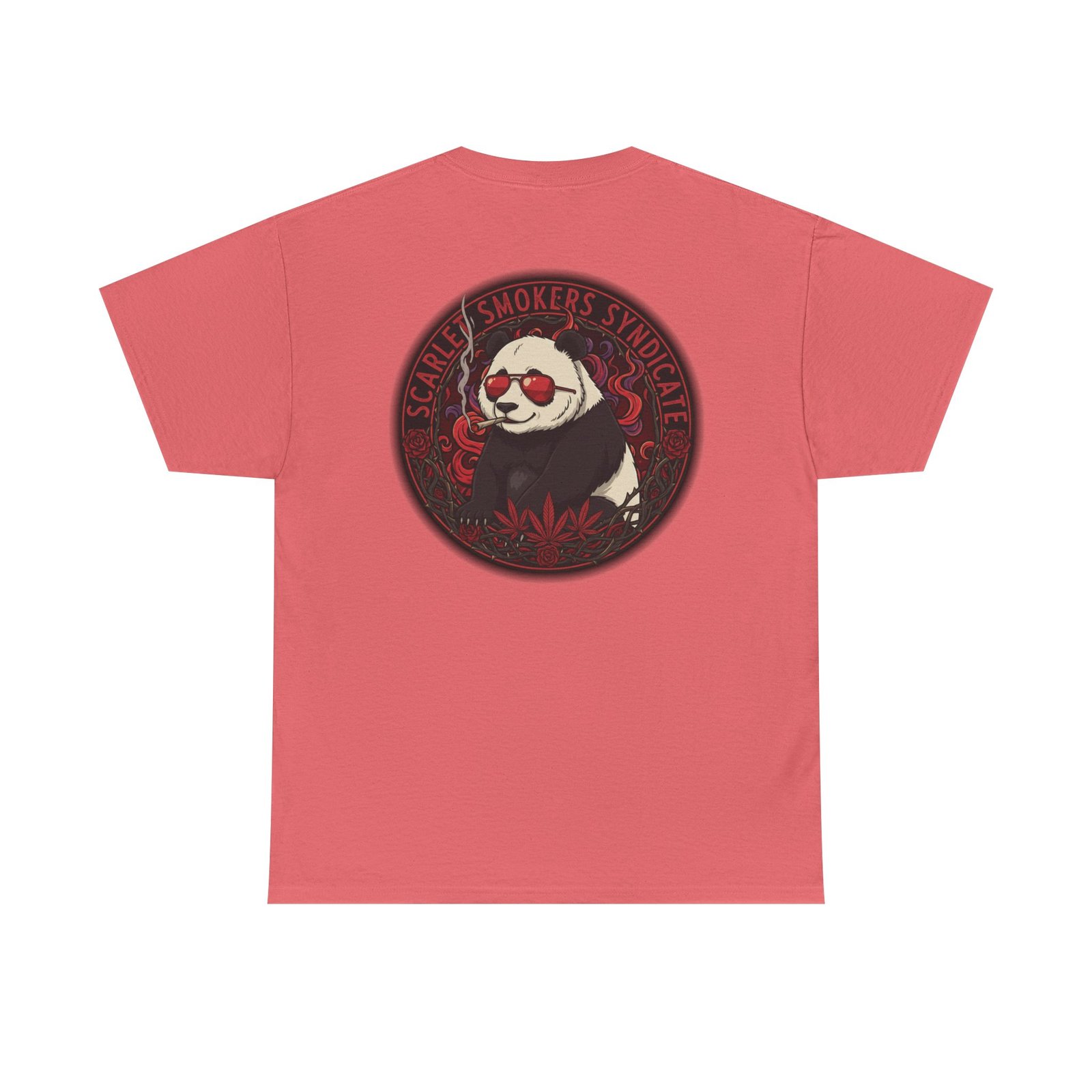 Scarlet Smoker Syndicate Tee - Panda - Image 4
