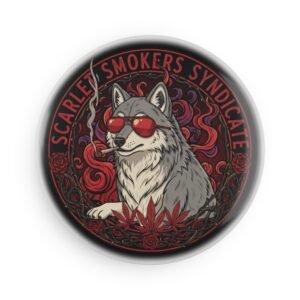 Scarlet Smoker's Syndicate Magnet - Wolf