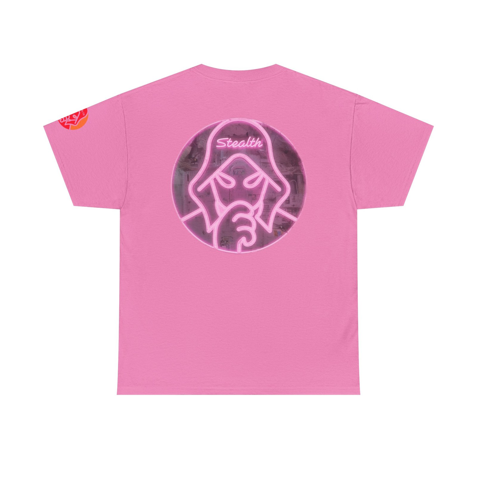 Stealth Logo Graphic Tee - Pink Neon - Image 11