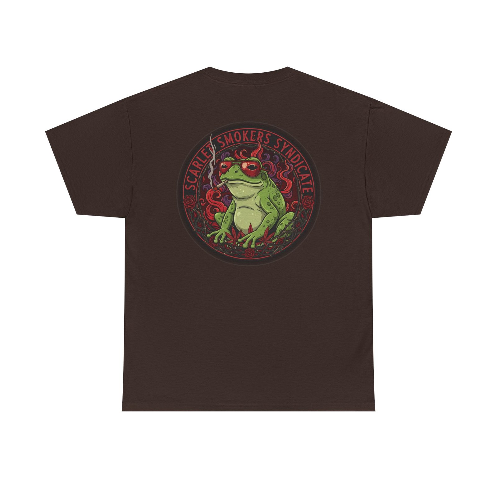 Scarlet Smoker Syndicate Tee - Frog - Image 9