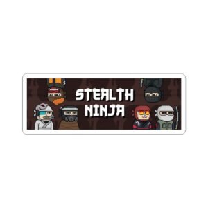 Stealth Ninja Banner Sticker