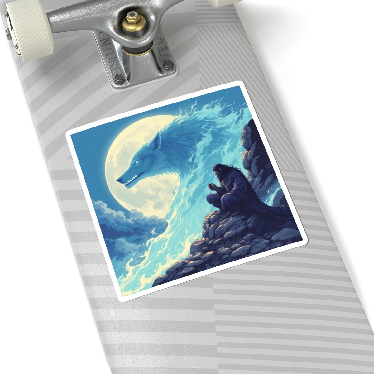 Summoning Ghost Wolf Sticker - Image 8