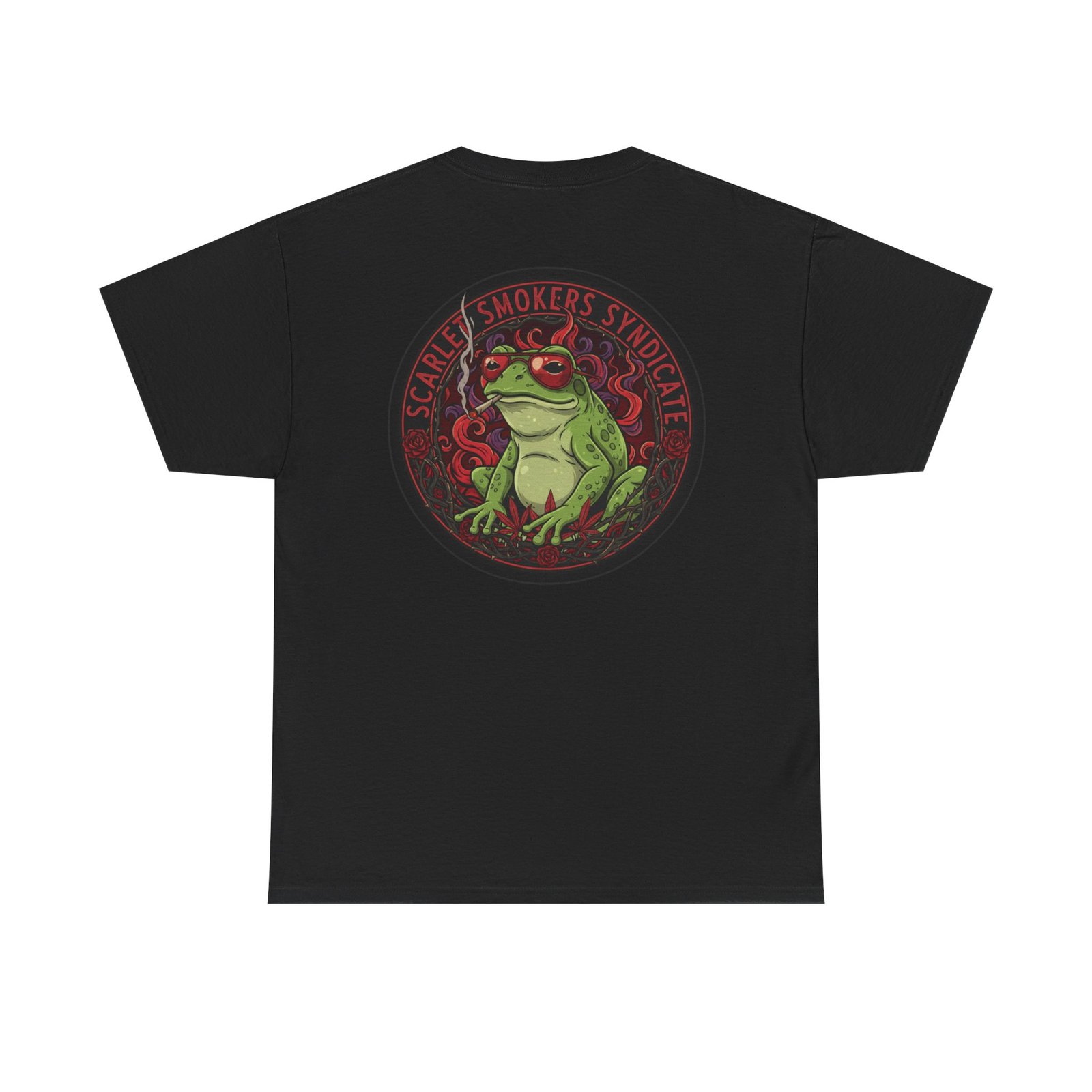 Scarlet Smoker Syndicate Tee - Frog - Image 5