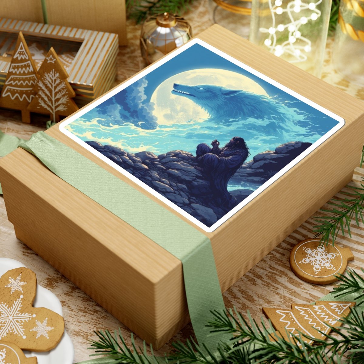 Summoning Ghost Wolf Sticker - Image 9