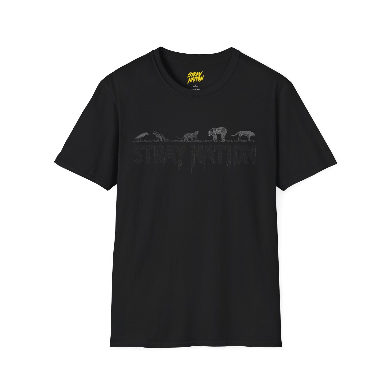 Stray Nation Graphic T-Shirt - Unisex Softstyle - Image 11