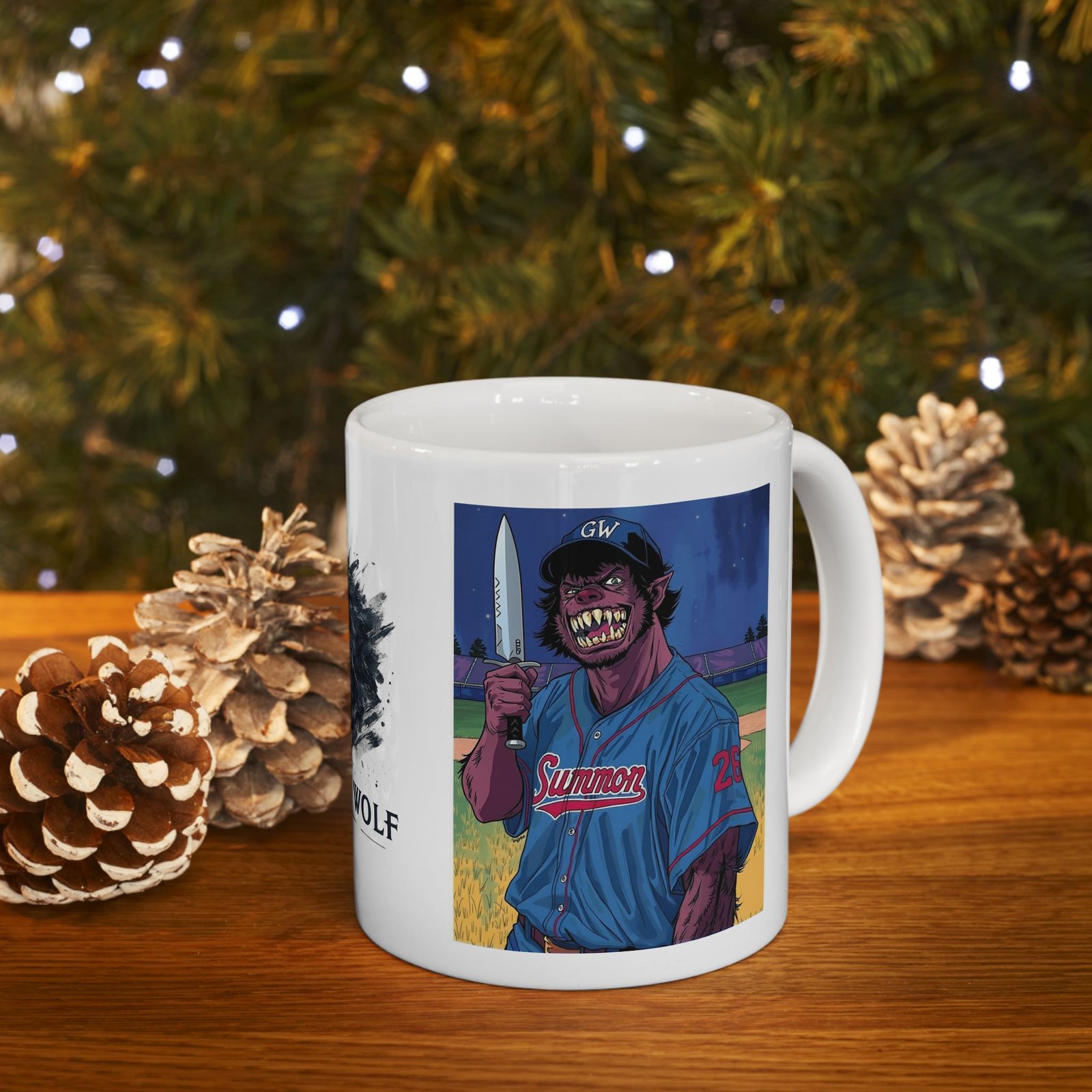 Ghost Wolf Ceramic Mug - Image 3