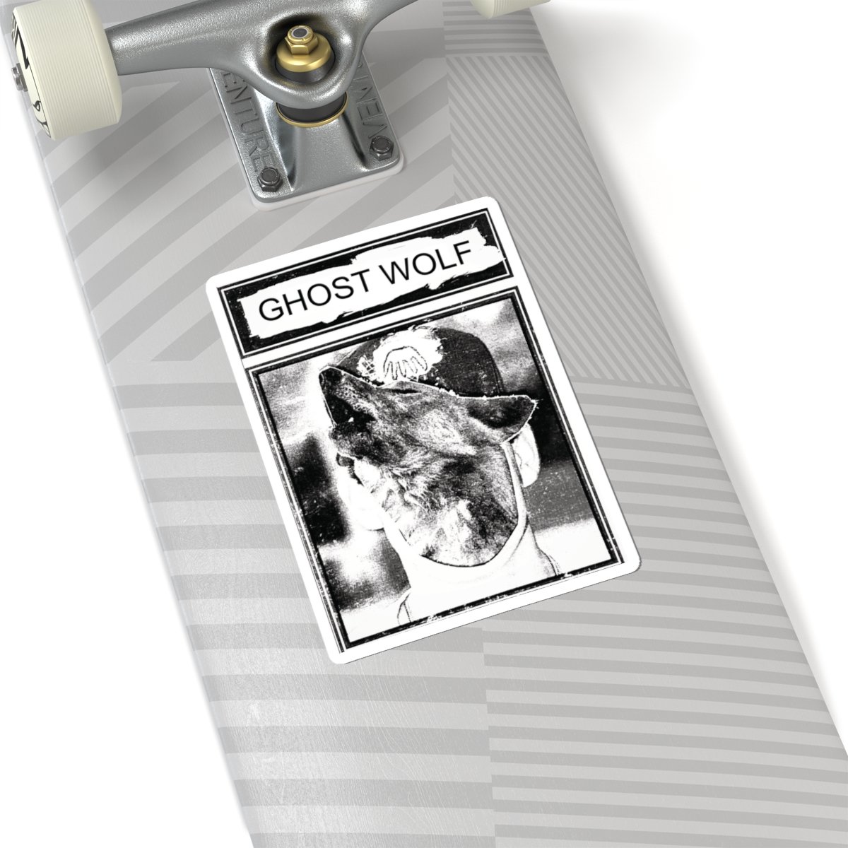 Ghost Wolf - Wolf Face Sticker - Image 8