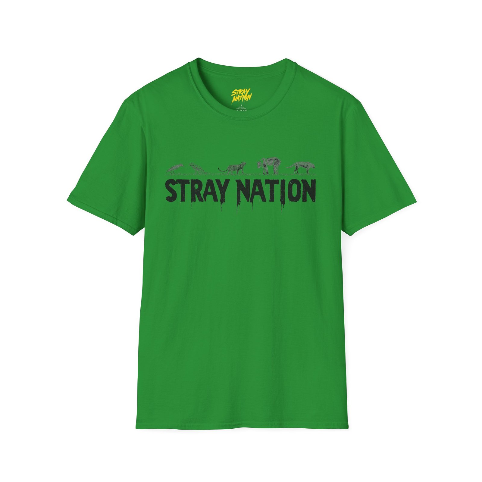 Stray Nation Graphic T-Shirt - Unisex Softstyle - Image 19