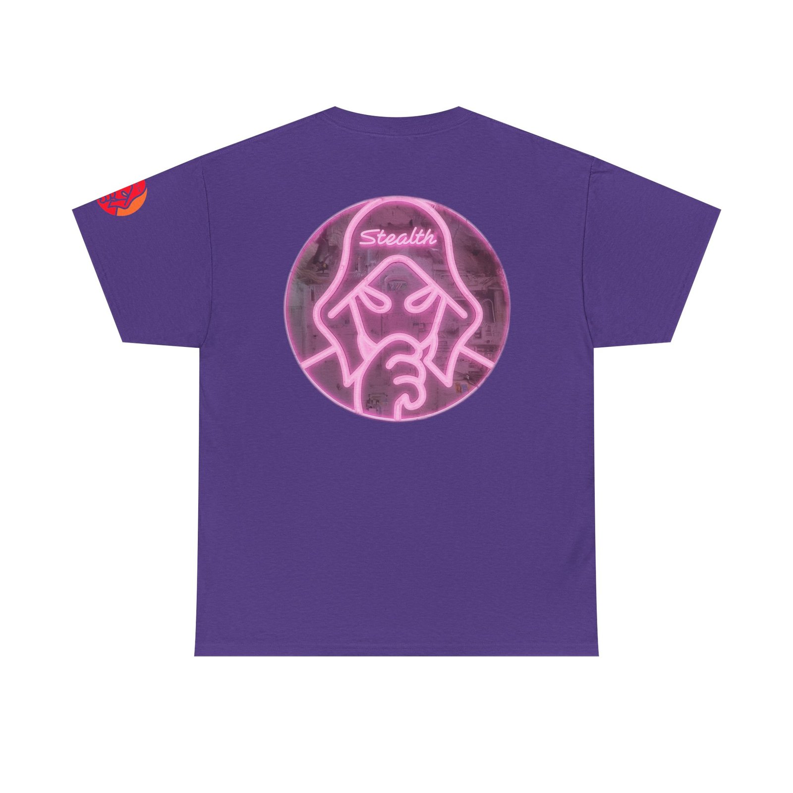 Stealth Logo Graphic Tee - Pink Neon - Image 9