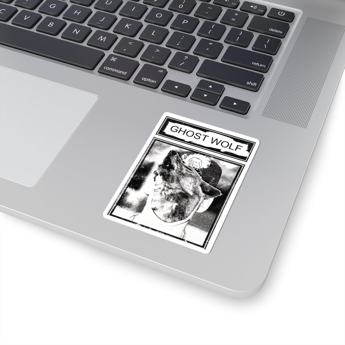 Ghost Wolf - Wolf Face Sticker