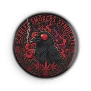 Scarlet Smoker's Syndicate Magnet - Crow