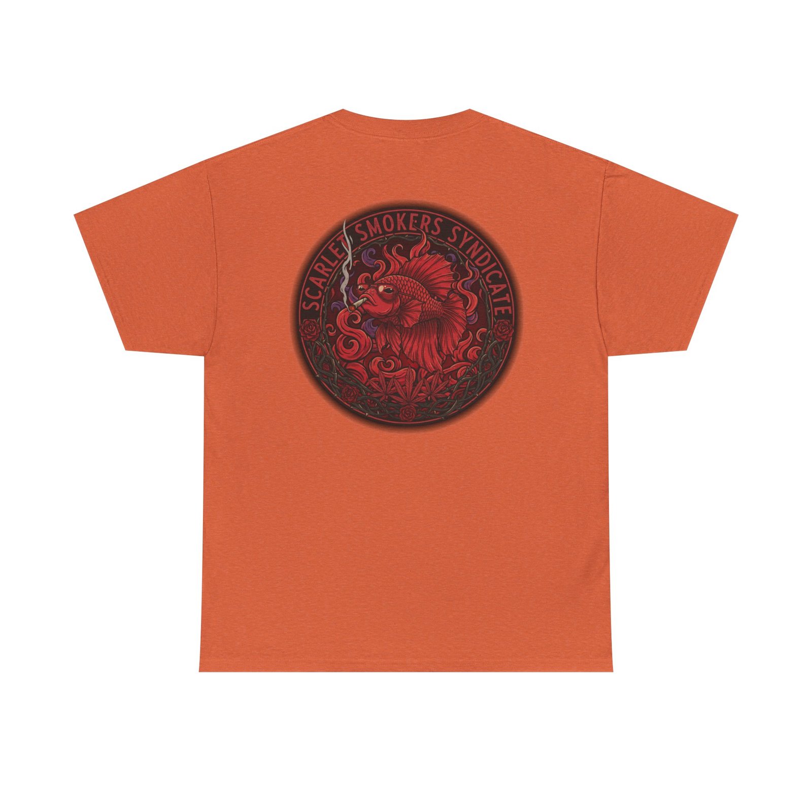 Scarlet Smoker Syndicate Tee - Fish - Image 8