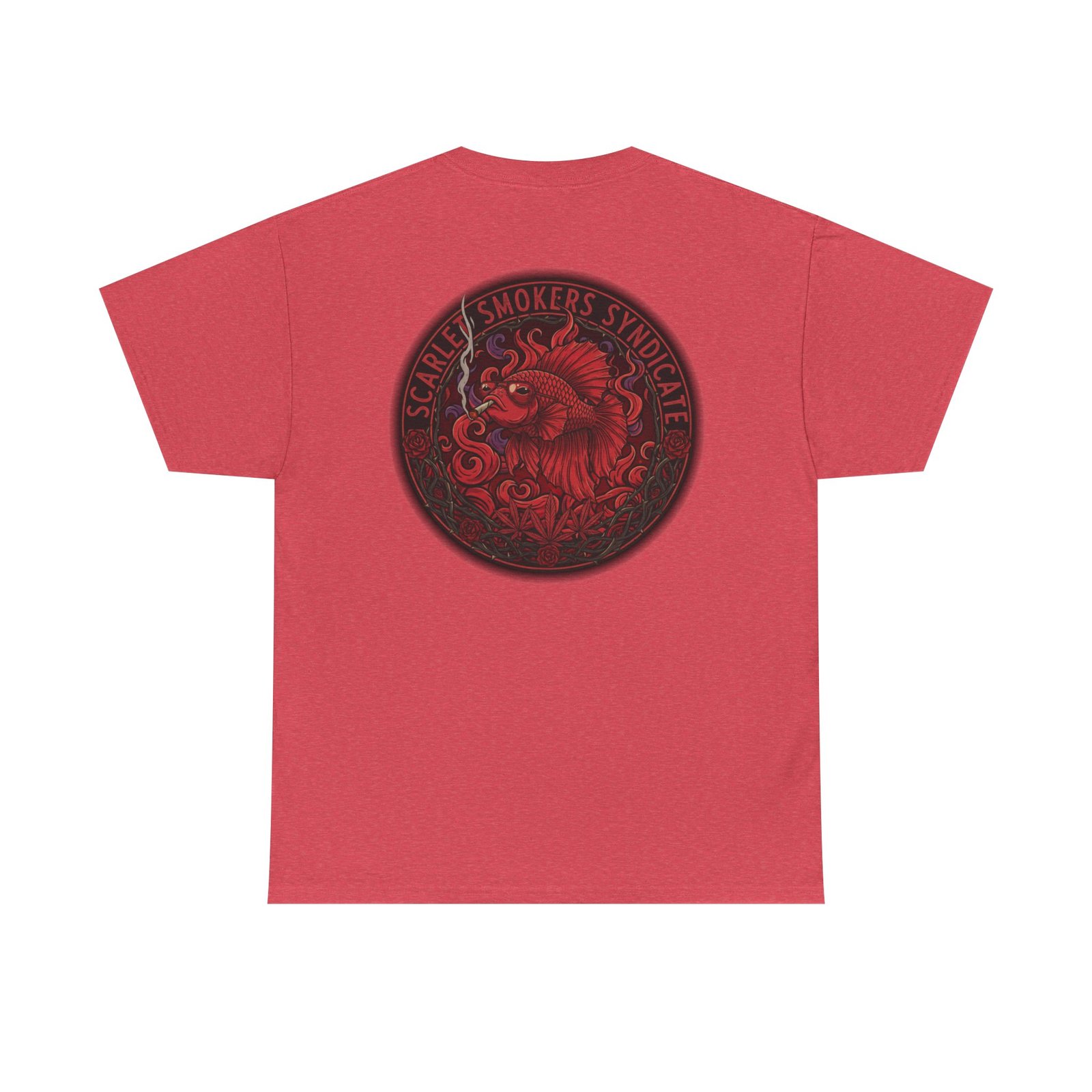Scarlet Smoker Syndicate Tee - Fish - Image 13
