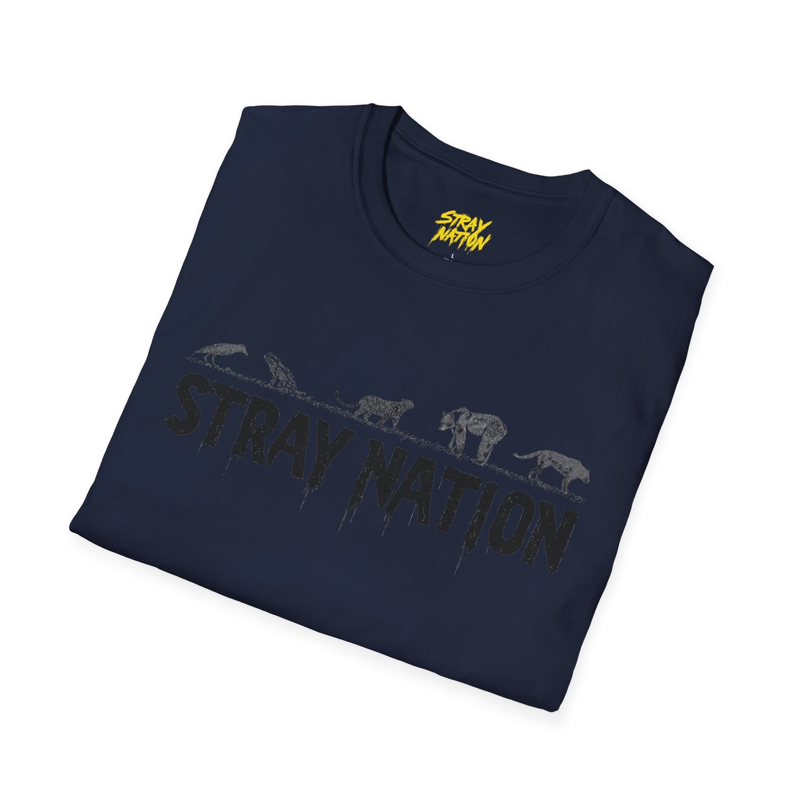Stray Nation Graphic T-Shirt - Unisex Softstyle - Image 30