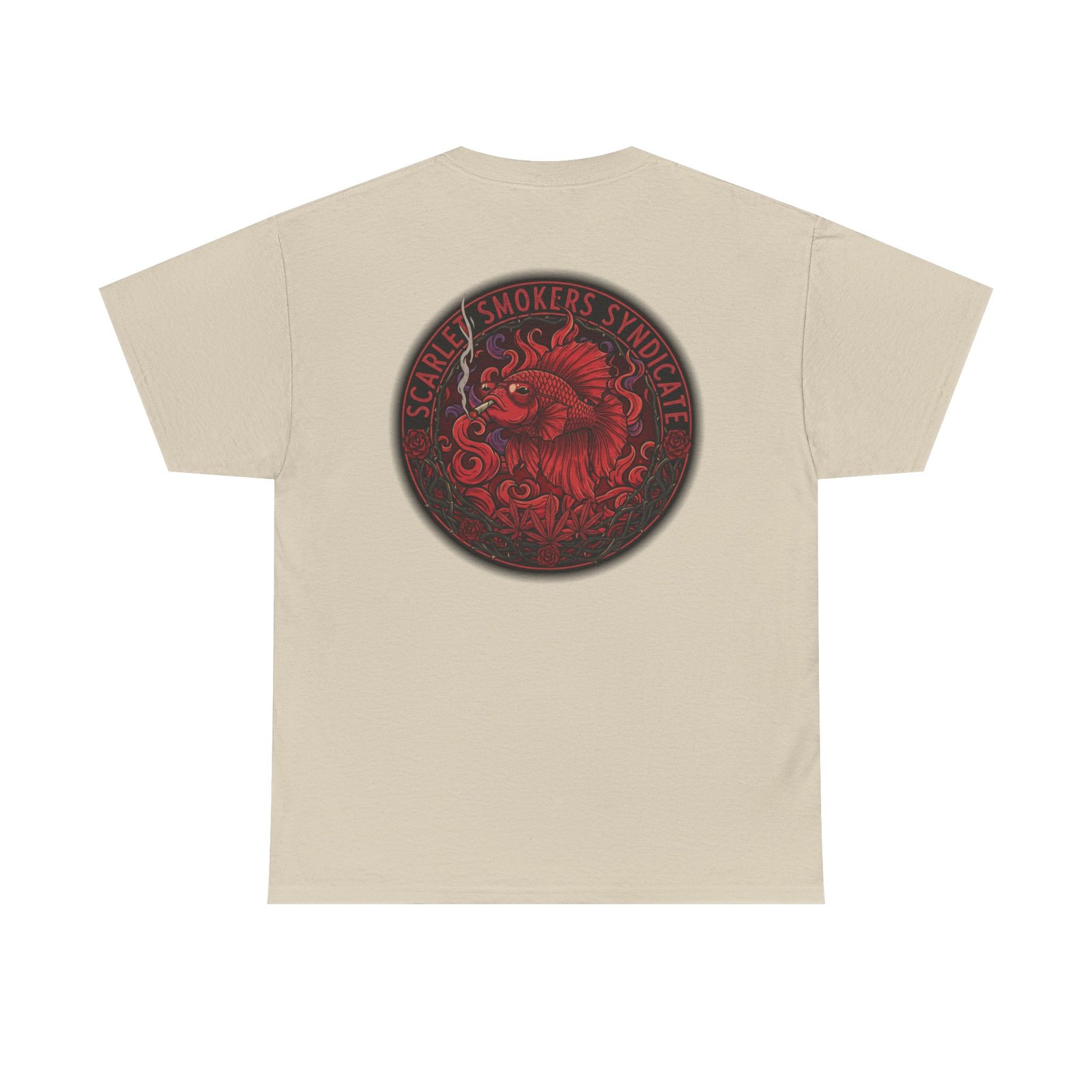 Scarlet Smoker Syndicate Tee - Fish - Image 6
