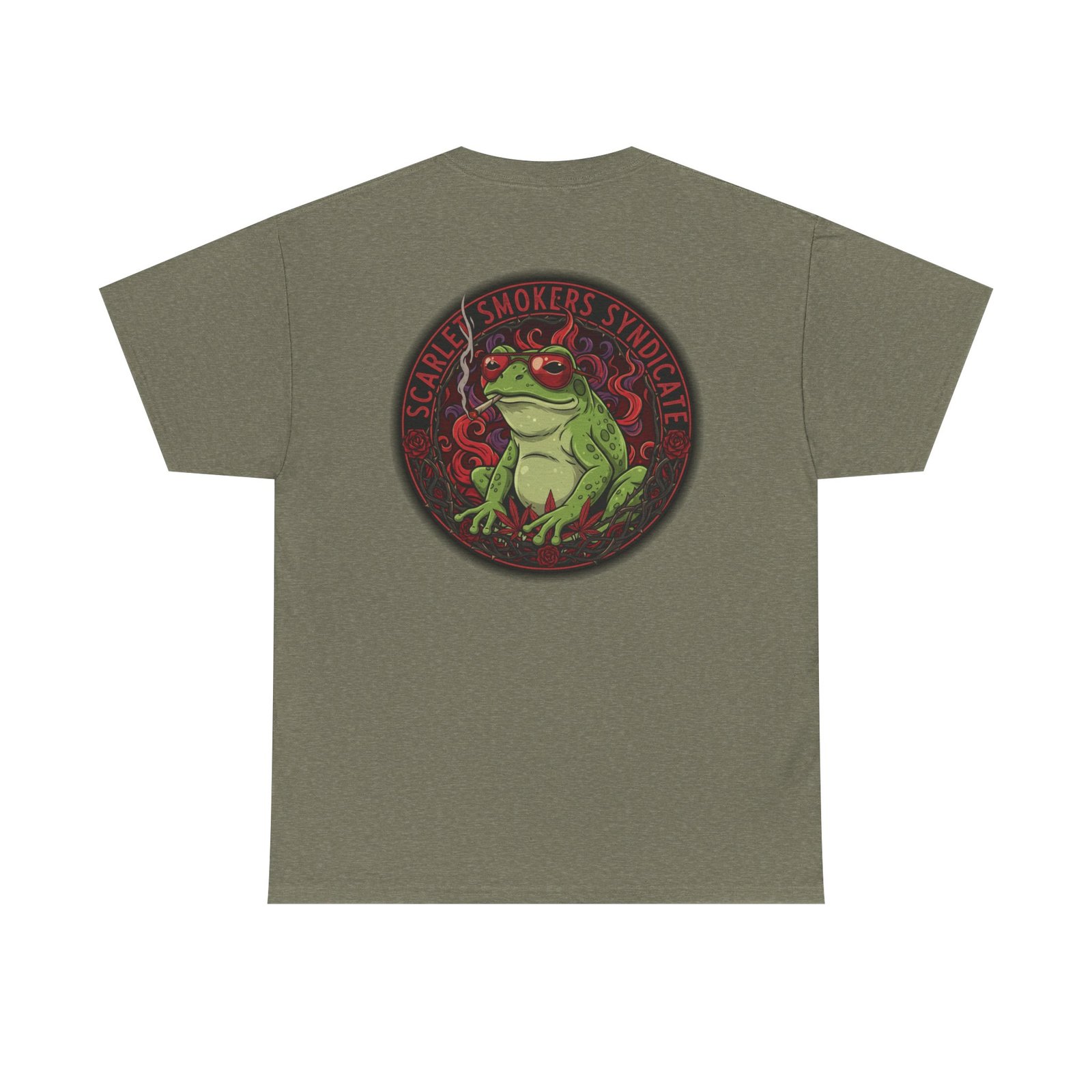 Scarlet Smoker Syndicate Tee - Frog - Image 10