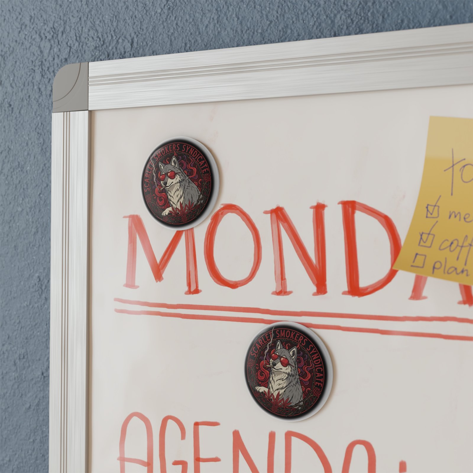 Scarlet Smoker's Syndicate Magnet - Wolf - Image 4