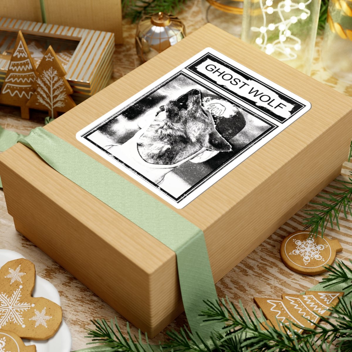 Ghost Wolf - Wolf Face Sticker - Image 9