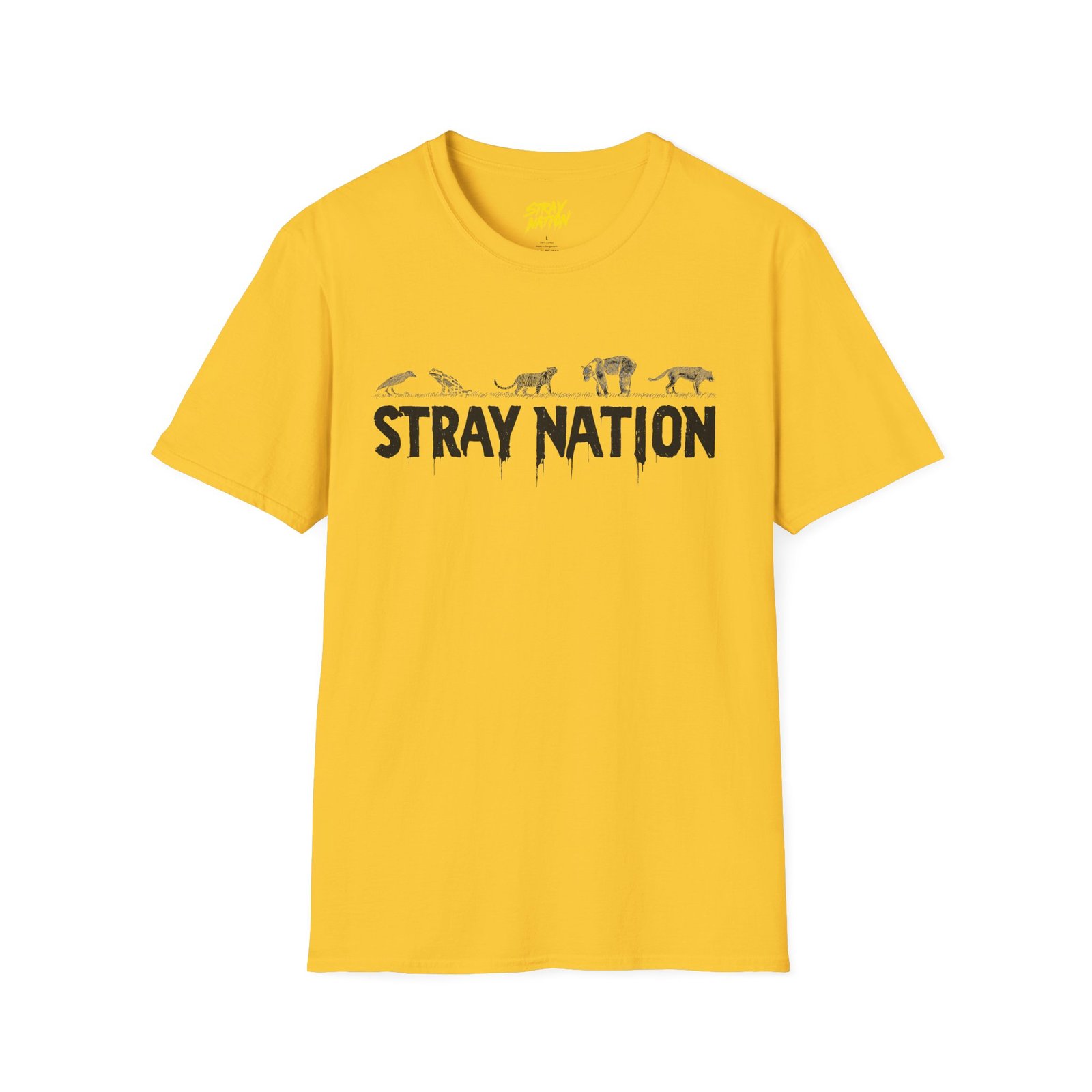 Stray Nation Graphic T-Shirt - Unisex Softstyle - Image 13