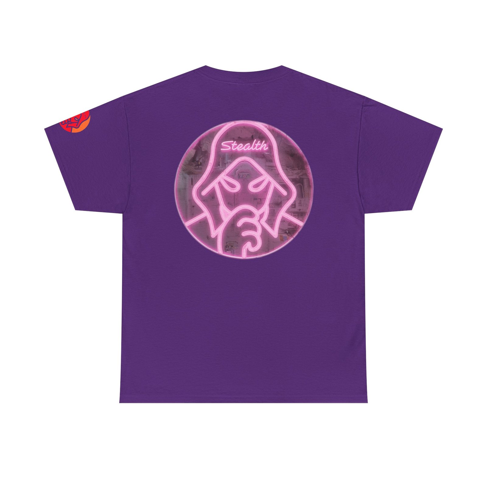 Stealth Logo Graphic Tee - Pink Neon - Image 10