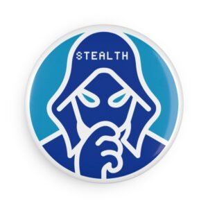 Stealth Ninja Button Magnet