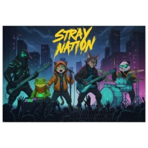 Stray Nation Band Puzzle w/ Collectors Tin — 500/1000/2000 Piece Jigsaw Puzzle