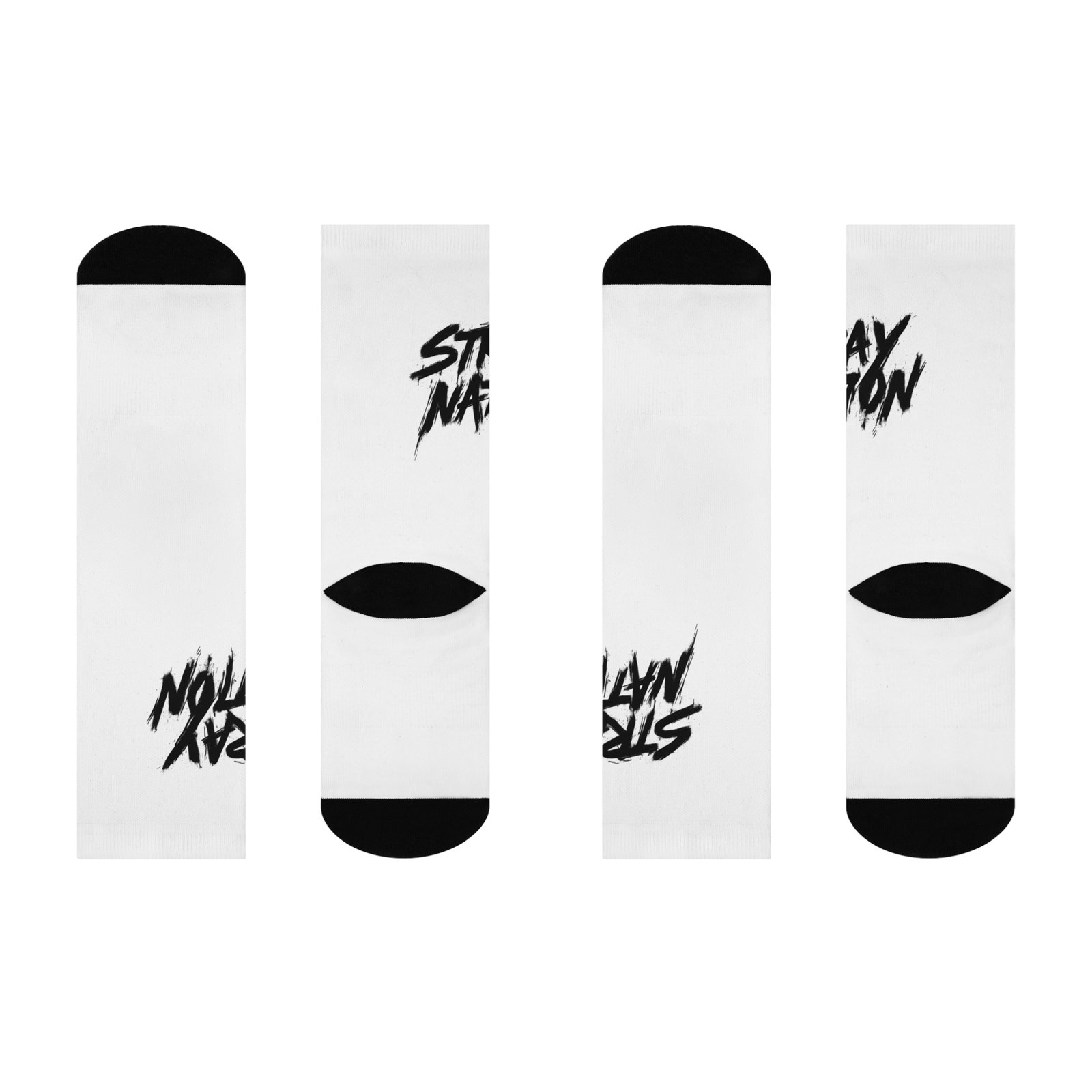 Stray Nation Graffiti Logo Athletic Socks - Image 3