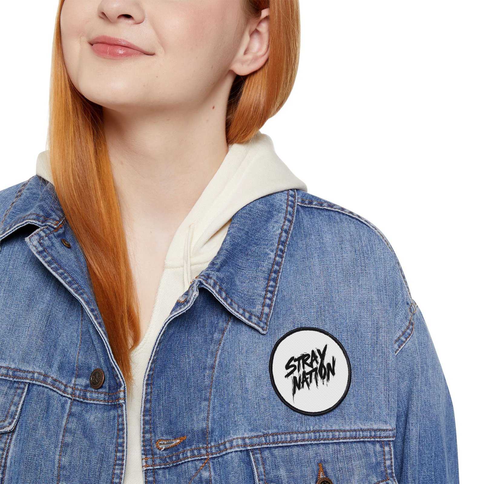 Stray Nation Iron-On Patch - Black Logo - Image 7