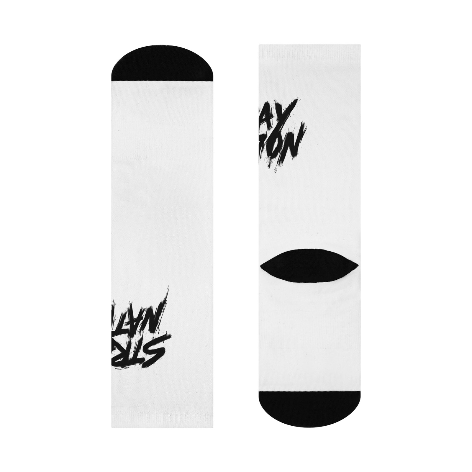 Stray Nation Graffiti Logo Athletic Socks - Image 4