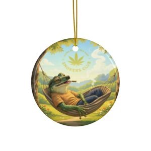 Smokers Club Ceramic Ornament