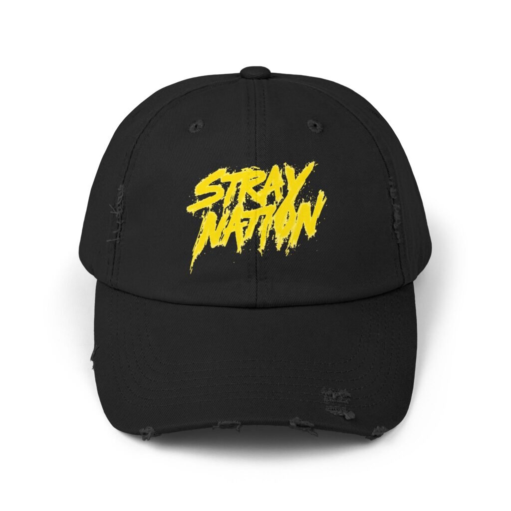 Stay Nation Unisex Distressed Cap